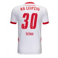 Fotballdrakt Herre RB Leipzig Benjamin Sesko #30 Hjemmedrakt 2024-25 Kortermet